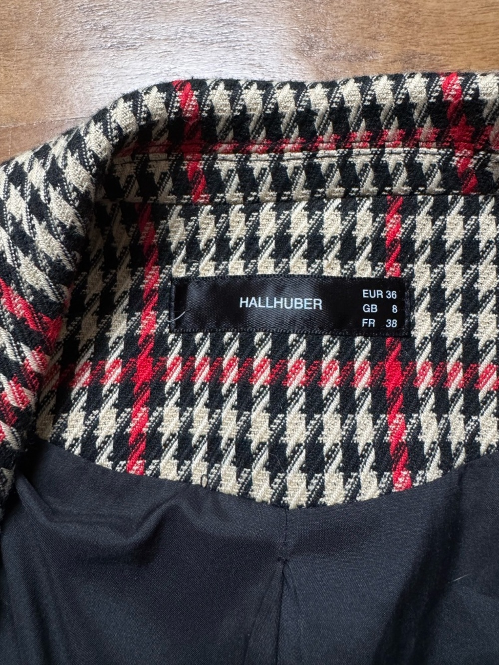 Checked Double-breasted blazer - Picture 5 of 10
